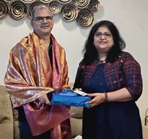 Met Dr Shalivahan, the Campus Director of Indian Institute of Petroleum & Energy , Sabbavaram Mandal, on 6th Sept 2026